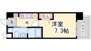 アルファレガロ甲南山手の間取り画像