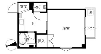 TI-コーポの間取り画像