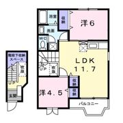 サニーコート六田2の間取り画像