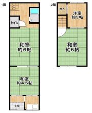 南寺方南通貸家の間取り画像