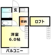 リトルハイム花尻57号館の間取り画像
