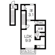 L'essor富沢の間取り画像