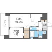 ミラージュパレス新梅田Cielo（シエロ）の間取り画像