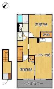 プランドール1の間取り画像