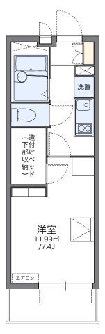 レオパレスサン グロアールの間取り画像