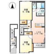 フォンテーヌAの間取り画像