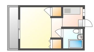 マンション童夢の間取り画像