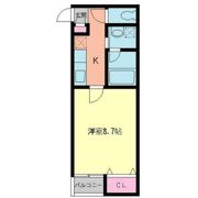 アスコット小田原の間取り画像