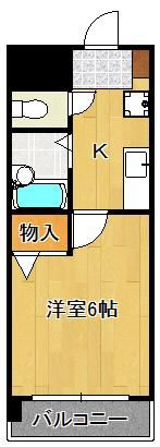 ロイヤルヒルズ黒崎壱番館の間取り画像