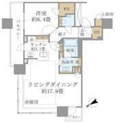 BrilliaTowers目黒サウスレジデンスの間取り画像