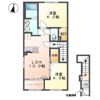 （仮称）小田原市酒匂 アパートⅡ期新築工事の間取り画像
