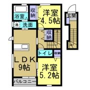 チッタ大野町の間取り画像