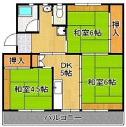 ビレッジハウス日明2号棟の間取り画像