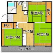 ビレッジハウス日明3号棟の間取り画像