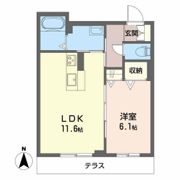 メゾンみくりな白石の間取り画像