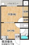 コーポ上乃木の間取り画像