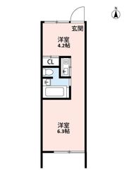 KM5－アパートメントの間取り画像