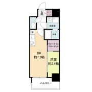 セレニテ谷町四丁目アリエの間取り画像