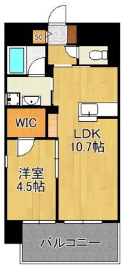 シャーメゾングランドソレイユ門司の間取り画像