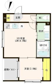 コロンヤマシナの間取り画像