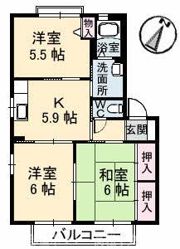 リムステイ ミキ A棟の間取り画像
