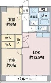 レージュ至来の間取り画像