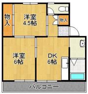 ヴィラナリー中間I 2号棟の間取り画像