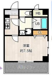 レクシア江坂の間取り画像