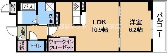 メディカル 松下南の間取り画像