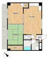 見口マンションの間取り画像