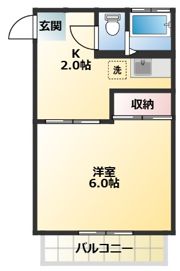 真島ビルの間取り画像