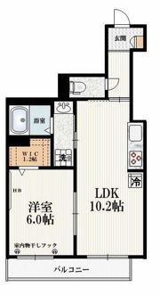 ハイツ桜丘の間取り画像