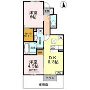 カーサアリエッタA・B・C B棟の間取り画像