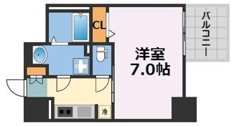 S-RESIDENCE難波大国町Deuxの間取り画像