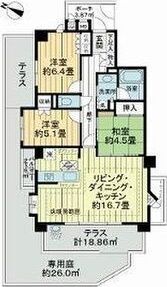 藤和東山公園ホームズの間取り画像