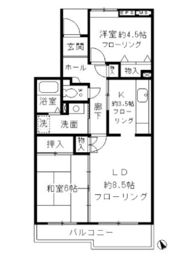 コーポレート小金井梶野通り5号棟の間取り画像