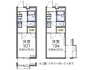レオパレスキミールの間取り画像
