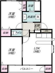 シティーハイツエレガンスの間取り画像