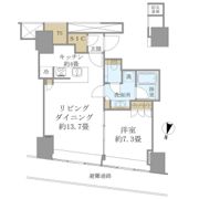 BrilliaTower堂島の間取り画像