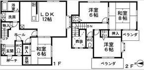 国分1丁目戸建の間取り画像
