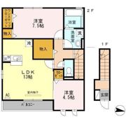 D-room戸出Ⅰ A棟の間取り画像
