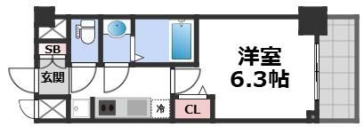 アドバンス大阪フェリーチェの間取り画像