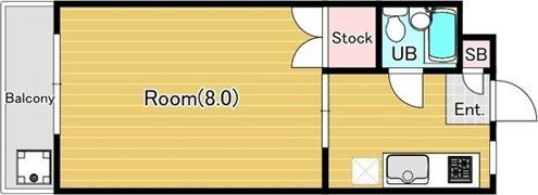 アバンテ二葉の間取り画像