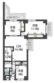 コート北千里A棟の間取り画像