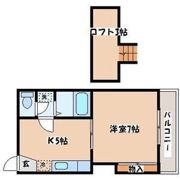 レオパレス沖野第2の間取り画像