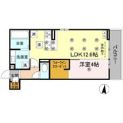 クランツ北井門Bの間取り画像