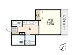 PLEIN SOLEIL古江西町の間取り画像