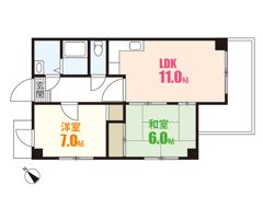 沖ビルの間取り画像