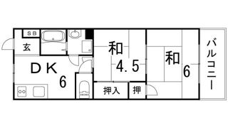 クイーンズハイツ名倉の間取り画像