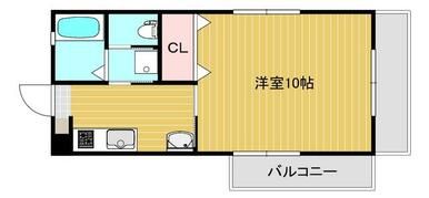 マンションシャルムAの間取り画像